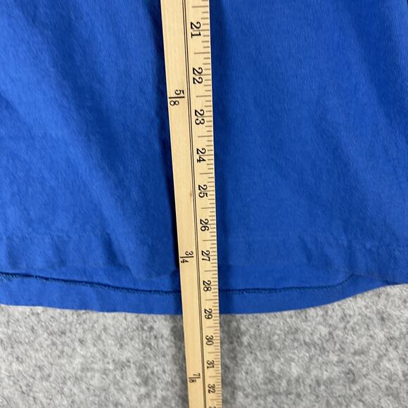 VTG The Disney Store Frankfurt T-Shirt Mens Large Blue Mickey Ireland Made 90s - Picture 4 of 12